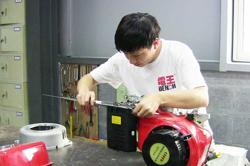檢查發(fā)電電焊機尺寸